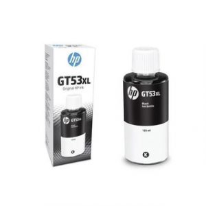 HP GT53 135ML BLACK ORIGINAL INK BOTTLE 6000 PAGES POUR HP INK TANK 615 515 – Image 1