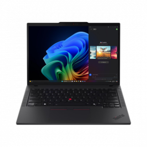 LENOVO LAPTOP THINPAD T14 LNL 14'' INTEL U7-258V 32 GO 512 GO SSD W11P NOIR 36M – Image 1