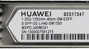 HUAWEI OPTICAL TRANSCEIVER,ESFP,GE,SINGLE-MODE MODULE(1550NM,40KM,LC) – Image 1