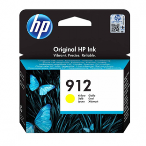 HP 912 YELLOW ORIGINAL INK CARTRIDGE POUR OJ 8023 – Image 1