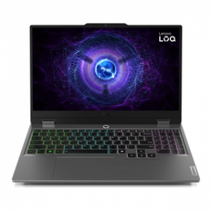 LENOVO LAPTOP LOQ 15IRX9 15,6'' I5-13450HX  16GO 512GO SSD GC RTX3050 6GB WIN
11H GRIS 24M – Image 1