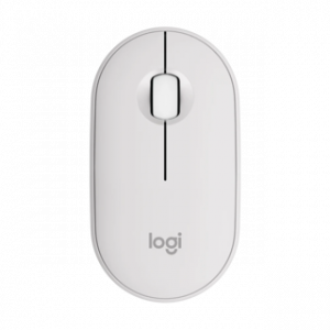 LOGITECH PEBBLE MOUSE 2 M350S - TONAL WHITE - BT - N/A - EMEA-808 - DONGLELESS – Image 1
