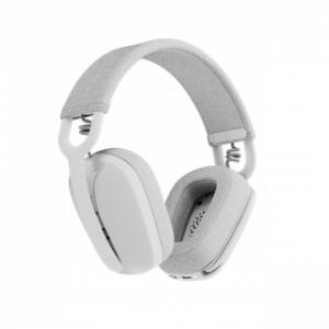 LOGITECH HEADSET - ZONE VIBE 100 - OFF WHITE M/N:A00167 - BT - N/A - WW-9004 - STANDALONE 12M – Image 1