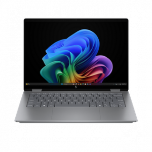 HP OMNIBOOK X FLIP NG AI X360 ULTRA 5-226V 14.0'' 16GO 1TO SSD W11H GLACIER SILVER TOUCH 12MOIS – Image 1