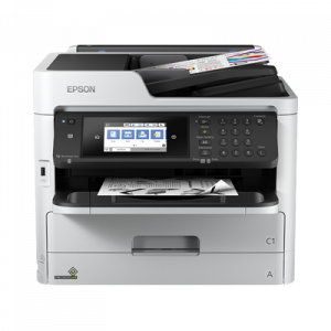 EPSON WORKFORCE PRO WF-M5799DWF MFP 4EN1 RÉSEAU WIFI JET D'ENCR MONO A4 RECTO
VERSO 34 B&WPPM 34 12M – Image 1