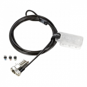 KENSINGTON CÂBLE DE SÉCURITÉ 3 EN 1 À COMBINAISON RÉINITIALISABLE – Image 1