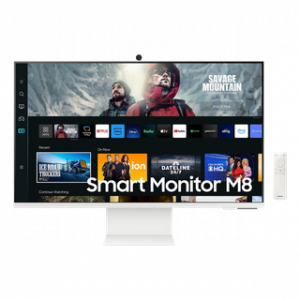 SAMSUNG MONITEUR UHD 4K SMART FLAT 32'' 16:9 / 60HZ / BORDERLESS /12MOIS – Image 1