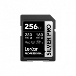 LEXAR CARTE SD SD SILVER PRO 256GB PROFESSIONAL SILVER PRO SDXC™ UHS-II CARD,UP
TO 280MB/S READ, 12M – Image 1