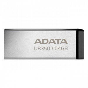 ADATA CLE USB UR350-64G-RSR/BK USB 3.2 GEN1 METAL 12M – Image 1