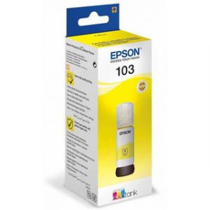 EPSON 103 ECOTANK YELLOW INK BOTTLE – Image 1