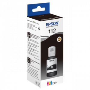 EPSON 112 ECOTANK PIGMENT BLACK INK BOTTLE – Image 1