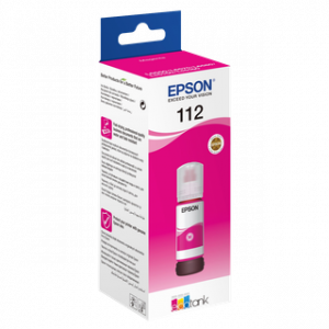 EPSON 112 ECOTANK PIGMENT MAGENTA INK BOTTLE – Image 1