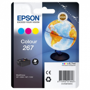 EPSON MONOBLOC GLOBE 267 - ENCRE DURABRITE ULTRA 3 COULEURS WF 100 – Image 1