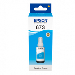 EPSON CYAN INK BOTTLE 70ML POUR L800 – Image 1