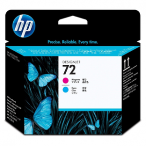 HP 72 MAGENTA AND CYAN DESIGNJET PRINTHEADHP DESIGNJET
T1100/T1120/T1200/T2300/T610/T77X – Image 1