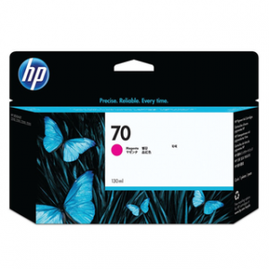 HP 70 130-ML MAGENTA DESIGNJET INK CARTRIDGEHP DESIGNJET
3100/2100/5400/6600/PHOTSM8800/9100 – Image 1