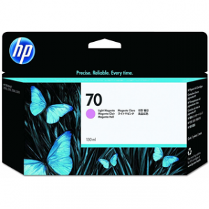 HP 70 130-ML LIGHT MAGENTA DESIGNJET INK CARTRIDGEHP DESIGNJET
3100/2100/5400/6600/PHOTSM8800/9100 – Image 1