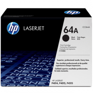 HP 64A BLACK ORIGINAL LASERJET TONER CARTRIDGEHP LJ P4014/4015/P4515 BLACK CRTG – Image 1