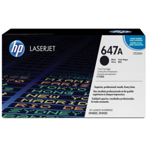 HP 647A BLACK ORIGINAL LASERJET TONER CARTRIDGEHP CLJ CP4025/4525 BLACK CRTG – Image 1