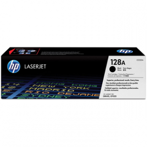 HP 128A BLACK ORIGINAL LASERJET TONER CARTRIDGEHP CLJ CP1525/CM1415 BLACK CRTG – Image 1