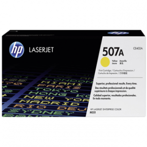 HP 507A YELLOW ORIGINAL LASERJET TONER CARTRIDGEHP LJC MFP M575/M570/M551 YELLOW
CRTG – Image 1