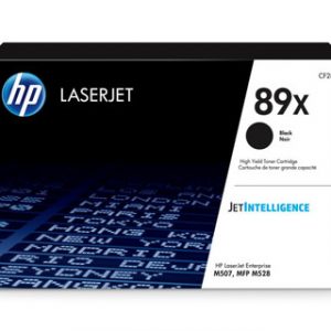 HP 89X HIGH YIELD BLACK ORIGINAL LASERJET TONER
CARTRIDGE POUR LA SÉRIE M507 & M528 10 000 PAGES – Image 1