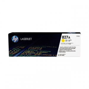 HP 827A YELLOW ORIGINAL LASERJET TONER CARTRIDGEHP CLJ M880 MFPYELLOW CRTG – Image 1