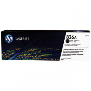 HP 826A BLACK ORIGINAL LASERJET TONER CARTRIDGEHP CLJ M855 CRTG BLK – Image 1