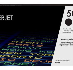 HP 508A BLACK ORIGINAL LASERJET TONER CARTRIDGEHP CLJ MFP M577/M552/M553 BLACK
CRTG – Image 1