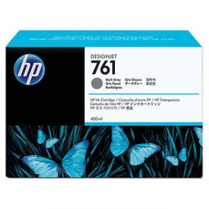 HP 761 400-ML DARK GRAY DESIGNJET INK CARTRIDGEHP DESIGNJET T7100 – Image 1