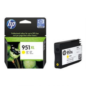 HP 951XL HIGH YIELD YELLOW ORIGINAL INK CARTRIDGEHP OFFICEJET PRO
251/276/8100/8600/8610/8616/8620 – Image 1