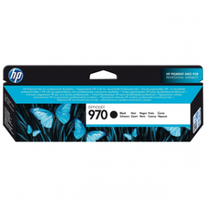 HP 970 BLACK ORIGINAL INK CARTRIDGEHP OFFICEJET PRO X451/X476/X551/X576 – Image 1