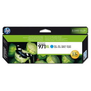 HP 971XL HIGH YIELD CYAN ORIGINAL INK CARTRIDGEHP OFFICEJET PRO
X451/X476/X551/X576 – Image 1