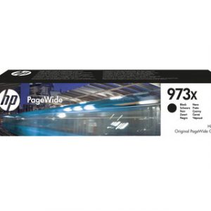 HP 973X HIGH YIELD BLACK ORIGINAL PAGEWIDE CARTRIDHP PAGEWIDE PRO 452/477 – Image 1
