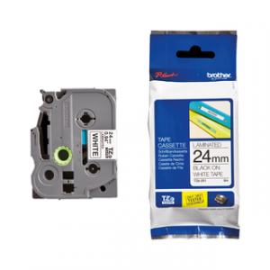 BROTHER RUBAN NOIR - BLANC 24MM – Image 1