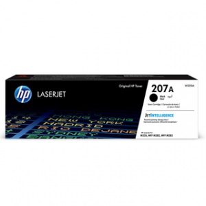 HP 207A BLACK ORIGINAL LASERJET TONER CRTG 1350PAGES POUR M282NW, M283CDW, M283FDN, M283FDW – Image 1