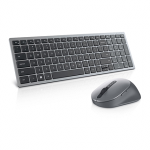 DELL MULTI-DEVICE WIRELESS KEYBOARD AND MOUSE - KMM7120W - FRENCH 12M – Image 1