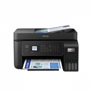 EPSON JET D'ENCRE L5290 MFP 4EN1 RÉSEAU WIFI COULEUR A4 R/V 33 B&WPPM 15PPMCOL 33 12M – Image 1