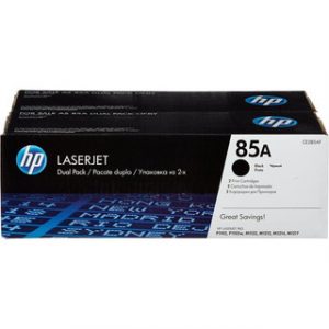 HP 85A 2-PACK BLACK ORIGINAL LASERJET TONER CARTRHP LJ P1102/M1132/M1212/M1214/M1217 BLACK – Image 1