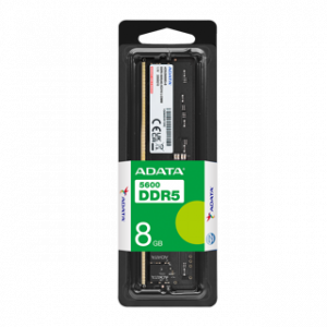 ADATA BARRETTE MÉMOIRE 8GB DDR5 5600 MT/S U-DIMM DESKTOP 12M – Image 1