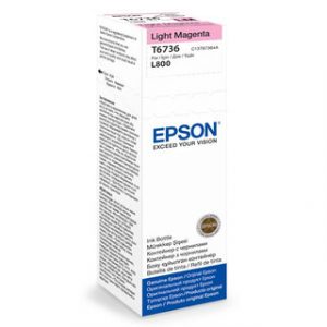 EPSON LIGHT MAGENTA INK BOTTLE 70ML POUR L800 – Image 1
