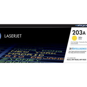 HP 203A YELLOW LASERJET TONER CARTRIDGE 1,300HP CLJET M254/MFP M280/MFP M281 – Image 1