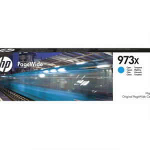 HP 973X HIGH YIELD CYAN ORIGINAL PAGEWIDE CARTRIDHP PAGEWIDE PRO 452/477 – Image 1