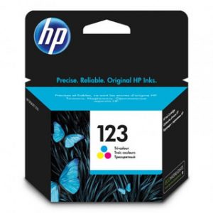 HP 123 TRI-COLOR ORIGINAL INK CARTRIDGEHP OFFICEJET 4655 /HP DESKJET
2130/3630/3733 – Image 1