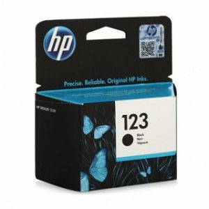 HP 123 BLACK ORIGINAL INK CARTRIDGE HP OFFICEJET 4655 /HP DESKJET 2130/3630/3733 – Image 1