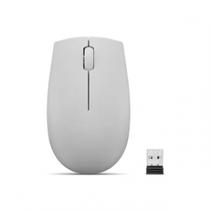 LENOVO 300 WIRELESS COMPACT MOUSE (ARCTIC GREY) WITH BATTERY ARTIC GREY – Image 1