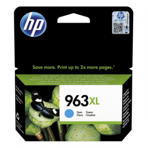 HP 963XL HIGH YIELD CYAN ORIGINAL INK CARTRIDGEPOUR OJ 9010/9013/9020 – Image 1