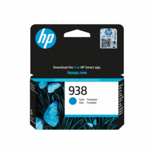 HP 938 CYAN ORIGINAL INK CARTRIDGE 800 PAGES POUR OJ PRO 9730 & 9130 3MOIS – Image 1
