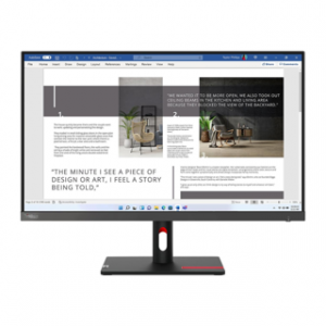 LENOVO S27I-30 27.0'' MONITOR, IPS PANEL , 1920 X 1080, VGA HDMI 1.4 ,CABLES INCLUDED - HDMI 36M – Image 1