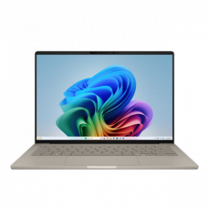 ASUS ZENBOOK UX3407QA 14"
OLED WUXGA SNAPDRAGON X 126100 16GO 1TB SSD W11H ZABRISKIE BEIGE 12M – Image 1